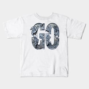 "Go" To the Nations - Textured Nation Image Kids T-Shirt